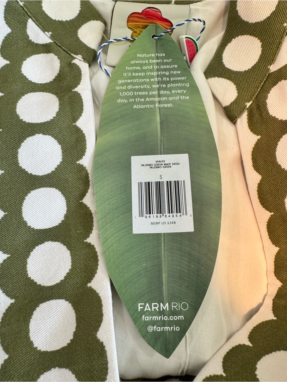 FARM RIO
Buttoned Puff Sleeve Maxi Dress - Palermo
Green - Picture 12 of 14